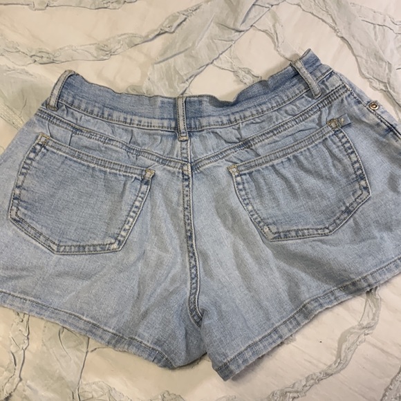 Limited Too Girls Denim Jean Summer Shorts Size 8 - Picture 2 of 3